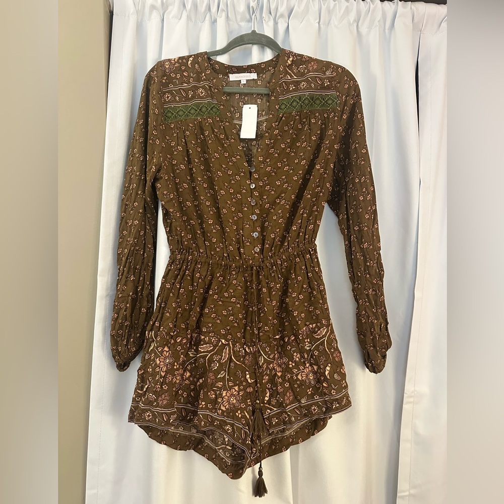 Olive Green Olivaceous Romper